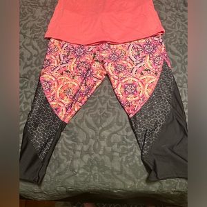 Workout clothes.  All size Large.  No holes no stains smoke free home!!!!